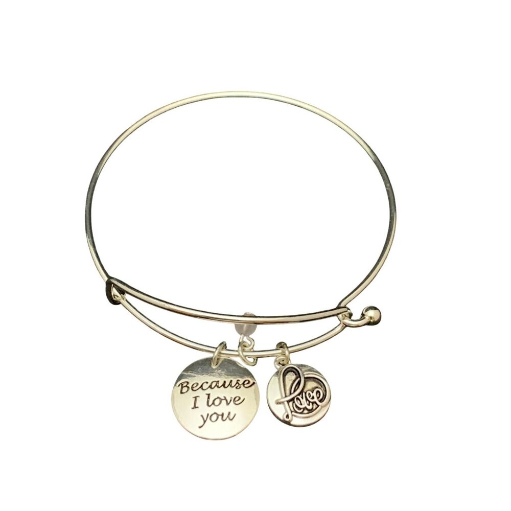 New Avon Precious Charms Bracelet Love Collection Because I Love You (1644)